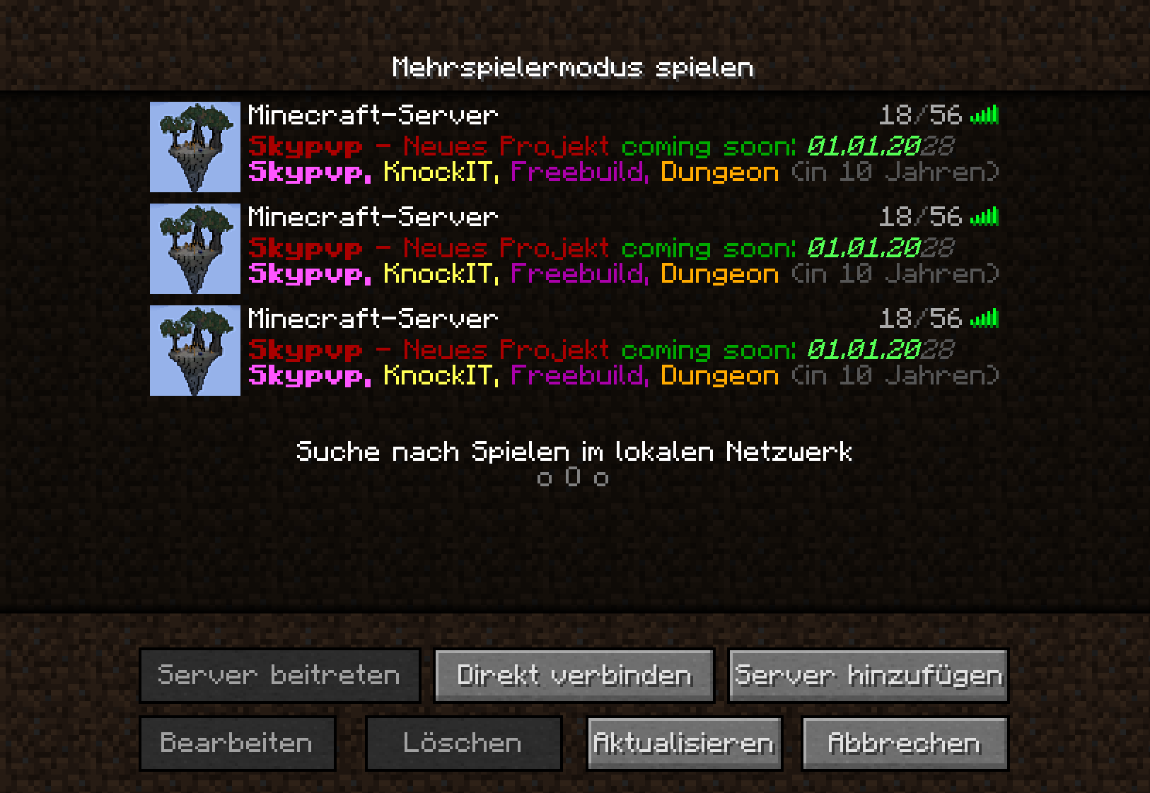 Server Update: Neue Features!